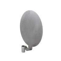 ORNAMENT CANDLE HOLDER | STAINLESS STEEL | ROUND